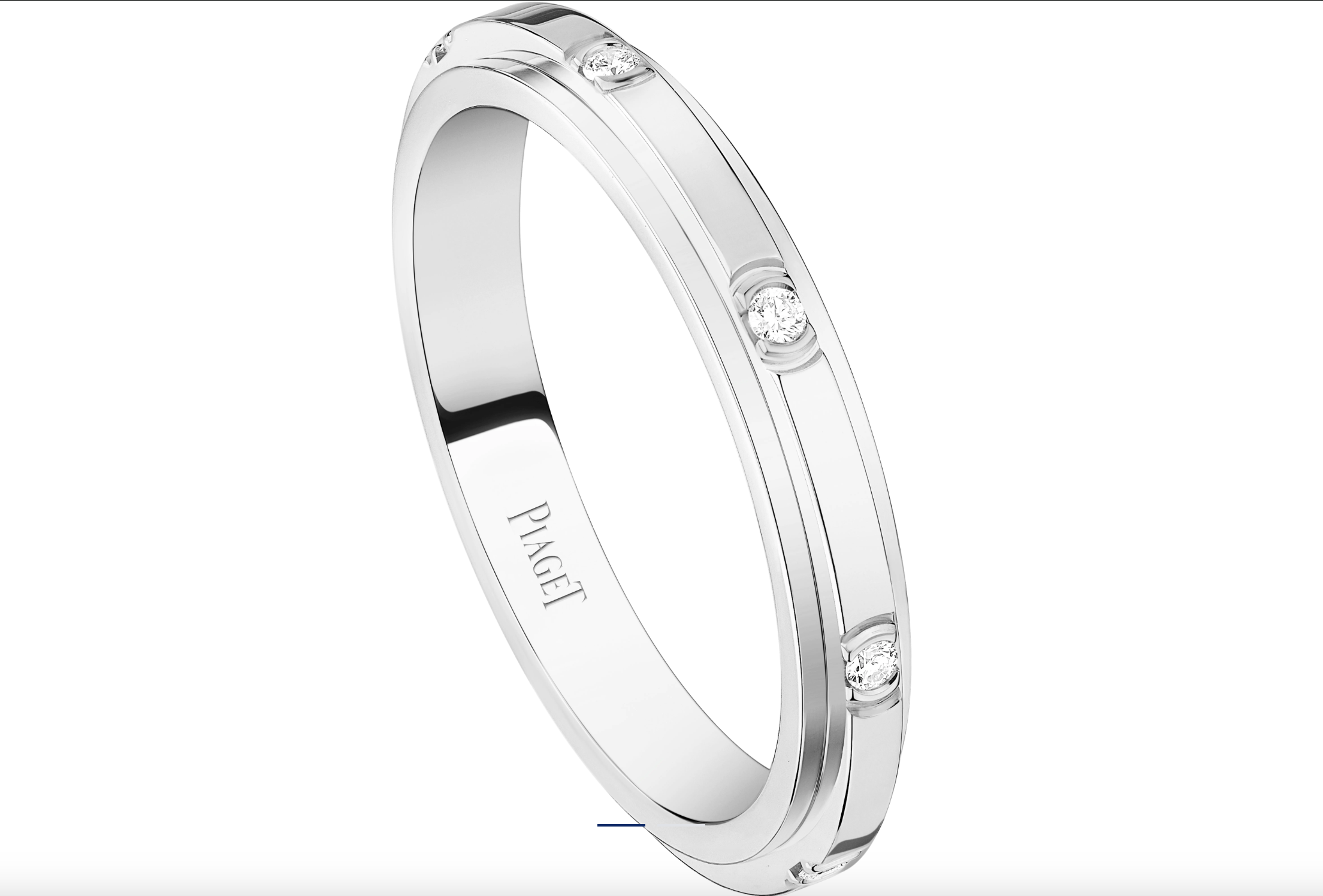 Piaget 白金鑽石指環 小型款 HK$17,100